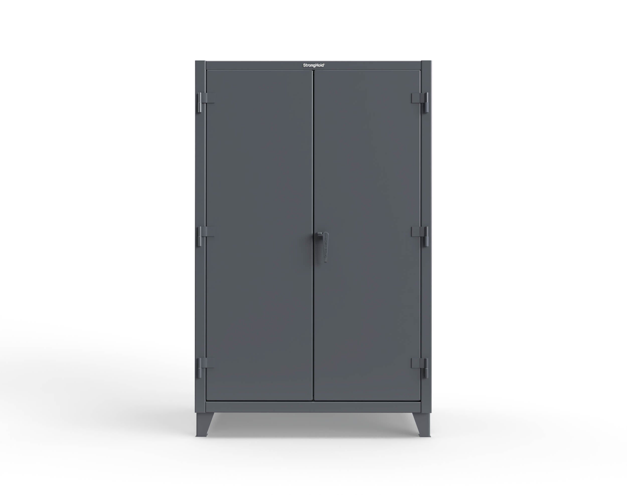 Strong Hold 46-BS-244 Bin Cabinet, 36 in W x 78 in H, 144 Bins, Gray