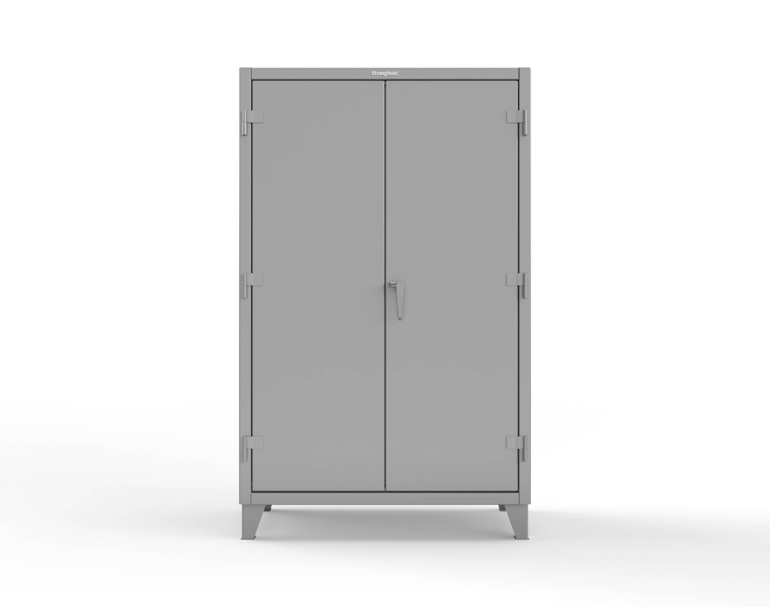 Strong Hold 48" x 24" x 78" Heavy Duty Uniform Cabinet | Industrial Steel Storage Cabinet