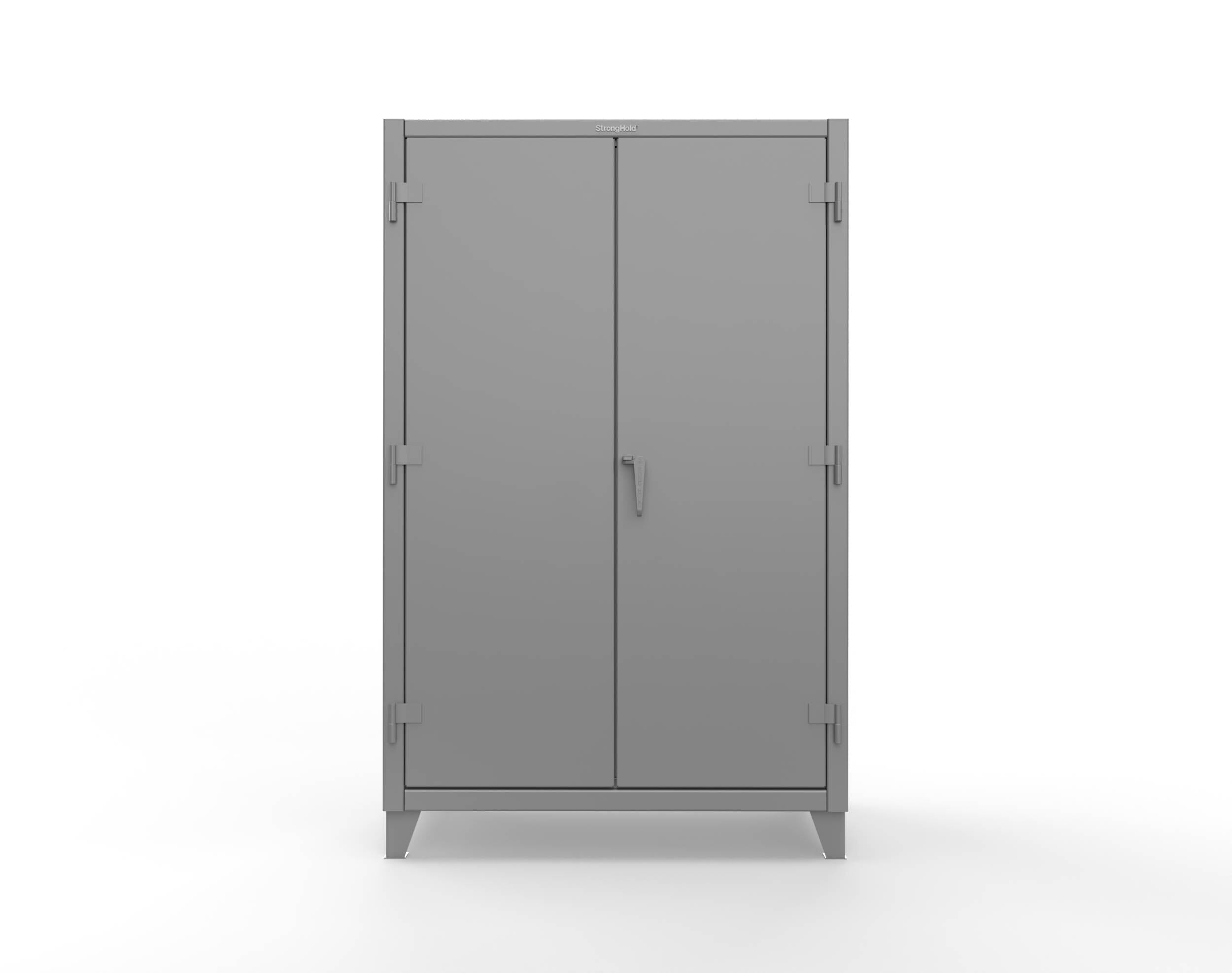 Strong Hold 48" x 24" x 78" Heavy Duty Steel Storage Cabinet | 12 Gauge Industrial Cabinet