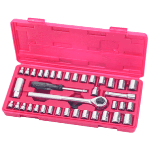 40 Piece - 1/4 to 5/8" & 4 to 16mm - 1/4 & 3/8" Drive - Socket Set