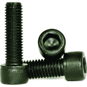M8 - 1.25 x 45mm - Black Finish Heat Treated Alloy Steel - Cap Screws - Socket Head (100)