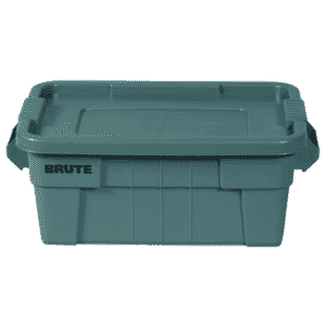 Brute 14 Gallon Tote - Lid snaps tight - Ribbed bottom