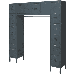 12 x 18 x 12 (16 Openings) - 16 Person Locker