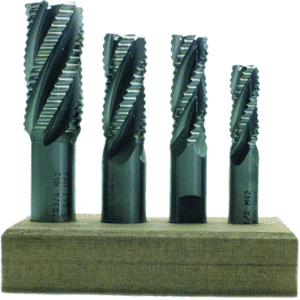 4 Pc. M42 Roughing End Mill Set