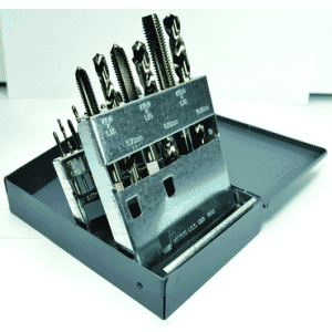 18 Pc. HSS Tap & Drill Set M2-M12Tap/2.05mm-10.2mm Drill