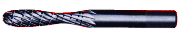 1/4 x 1 x 1/4" SH Concave Shape - HSS - Burr