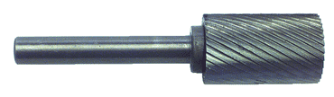 1/2 x 1 x 1/4" SH Cyl Shape - HSS - Burr