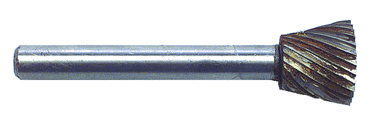 1/2 x 1/2 x 1/4" SH Inverted Cone Shape - HSS - Burr
