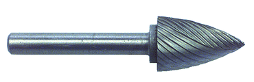 1/2 x 3/4 x 1/4" SH Tree Pt End Shape - HSS - Burr