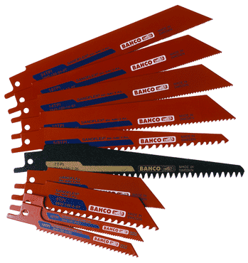 10 Pc. Reciprocating Saw Blade Kit- 4 & 6" Length-7 - 24TPI