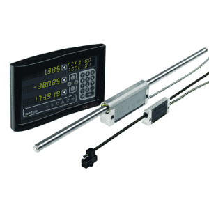 12" x 38" 2-Axis Digital Milling Package Includes: DP700 led display console; one 12" & one 38" Spherosyn scale with reader heads; scale support brackets;mounting bracket kit; display mounting arm.