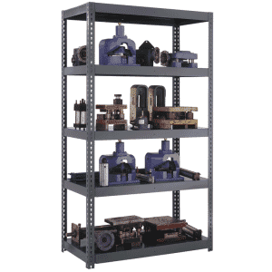 36 x 18 x 84'' - 5-Shelf Boltless Reinforced Shelving Unit (Gray)