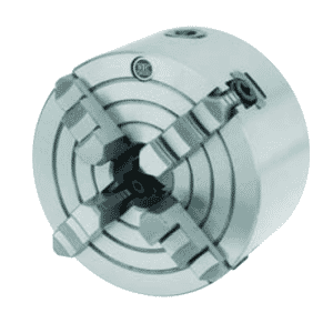 8" 4 Jaw Combination Chuck; Flatback; Solid Jaws