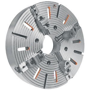 36" 4-Jaw Independent Forged Steel Plain Back Lathe Chuck