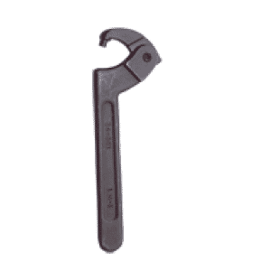 1-1/4 to 3'' Dia. Capacity - 7-1/2'' OAL - Adjustable Pin Spanner Wrench