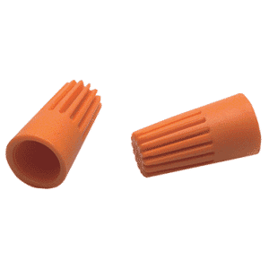 Wire Connectors - 18-14 Wire Range (Orange) (100)