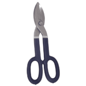 2'' Blade Length - 10'' Overall Length - Straight Cutting - Tinner Snips
