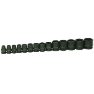 14 Piece - #9379047 - 3/8 to 1-1/4" - 1/2" Drive - 6 Point - Impact Socket Set