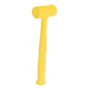 16 oz Dead Blow Hammer -Coated Steel Handle; 1-1/2'' Head Diameter
