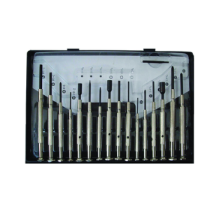 16 Piece -  #0; 1 Phillips; 1; 1.4; 2; 2.4; 3; 3.8mm Slotted; 1.5; 2; 2.5mm Hex Drive; 3; 4; 5mm Nut Drive - Precision Screwdriver Set