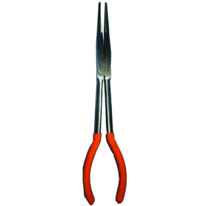7/8" Width - 11" OAL - Dipped Handle - Long Needle Nose Pliers