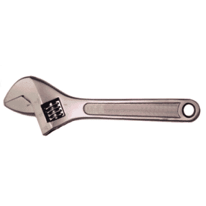 1-5/16" Opening - 10" OAL - Chrome Plated Adjustable Wrench