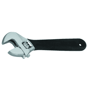 1-1/2" Opening - 12" OAL - Chrome Plated Adjustable Wrench