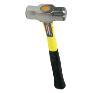 3 lbs - 16" Fiberglass Handle - Double Faced Engineers Hammer