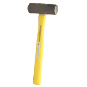 Sledge Hammer -- 12 lb; Ergonomic Synthetic Handle; 2-5/8'' Head Diameter