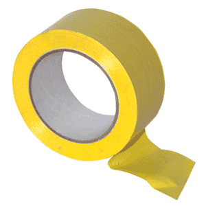2" x 36 yds Yellow Aisle Marking Tape