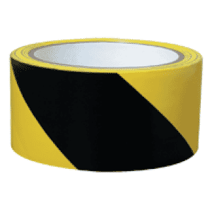 2" x 36 yds Yellow / Black Hazard Tape