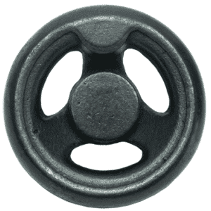 Cast Iron Handwheel (No Holes) - 6'' Wheel Diameter; 1-3/8'' Hub Diameter