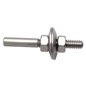 #1342 - Wheel Mandrel for use with Cratex 3 x 1/4 x 1/2" Wheels redirect to product page