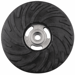 7 x 5/8 - 11" - Medium Density - Spiral Pattern - Back-Up Pad For Resin Fibre Discs - Without Nut