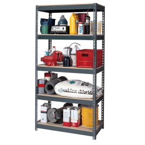 Edsal Heavy-Duty Gray 16-Gauge Boltless Steel Shelving