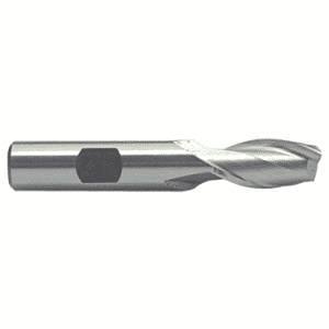 1-3/8 Dia. x 4-1/8 Overall Length 2-Flute Square End M-42 Cobalt SE End Mill-Round Shank-Center Cut-Uncoated