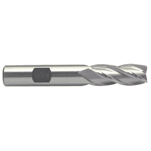 1-1/4 Dia. x 8-1/2 Overall Length 6-Flute Square End M-42 Cobalt SE End Mill-Round Shank-Center Cut-Uncoated