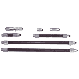 4 - 52'' Measuring Range - .001 Graduation - Hardened & Ground Face - Tubular Inside Heavy Duty Micrometer