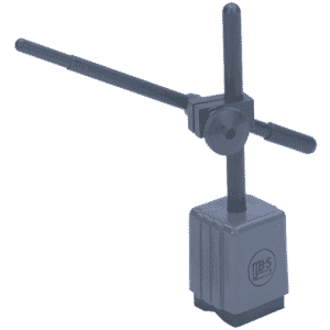 #599-7761- Mini Mag Stand with Fine Adjustment - 1-1/4 x 1-1/4 x 1-3/4" Base Size - Magnetic Base Indicator Holder