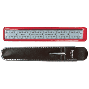 #1612 - 6'' Long - 1/2'' Wide - Rule Case with Clip