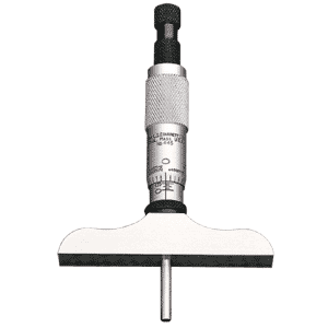 #440Z3RL -   0 - 3'' Measuring Range - Ratchet Thimble - Depth Micrometer