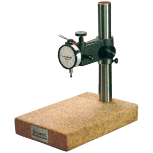 #653GJ -   Kit Contains: .0005" Graduation; 0-25-0 Reading - Pink Granite Stand & Dial Indicator