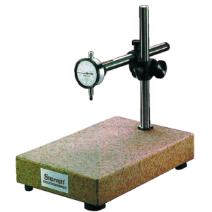 #675GJ -   Kit Contains: .0005" Graduation; 0-25-0 Reading - Pink Granite Stand & Dial Indicator