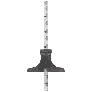 6" Depth/Angle Gage -- 32nd's and 64th's Graduation