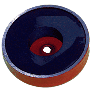 Shallow Pot Ceramic Magnet - 3-1/8'' Diameter Round; 50 lbs Holding Capacity