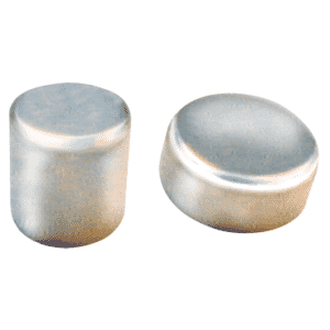 Rare Earth Magnet Material (Nickel) - 1/4'' Diameter Round; 3.6 lbs Holding Capacity