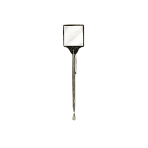 2 x 2" Rectangular - Glass - 28'' Extended Length - Telescoping Pocket Mirror/Magnet