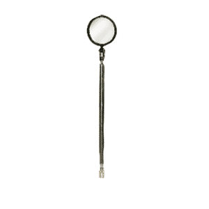1-1/2'' Round - Glass - 23-1/2'' Extended Length - Telescoping Pocket Mirror/Magnet