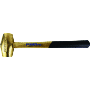 PRM Pro 2 lb. Brass Hammer with 12.5" Wood Handle