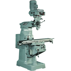 Electronic Variable Speed Vertical Mill UL - R-8 Spindle - 9 x 49'' Table Size - 3HP - 3PH - 220V Motor